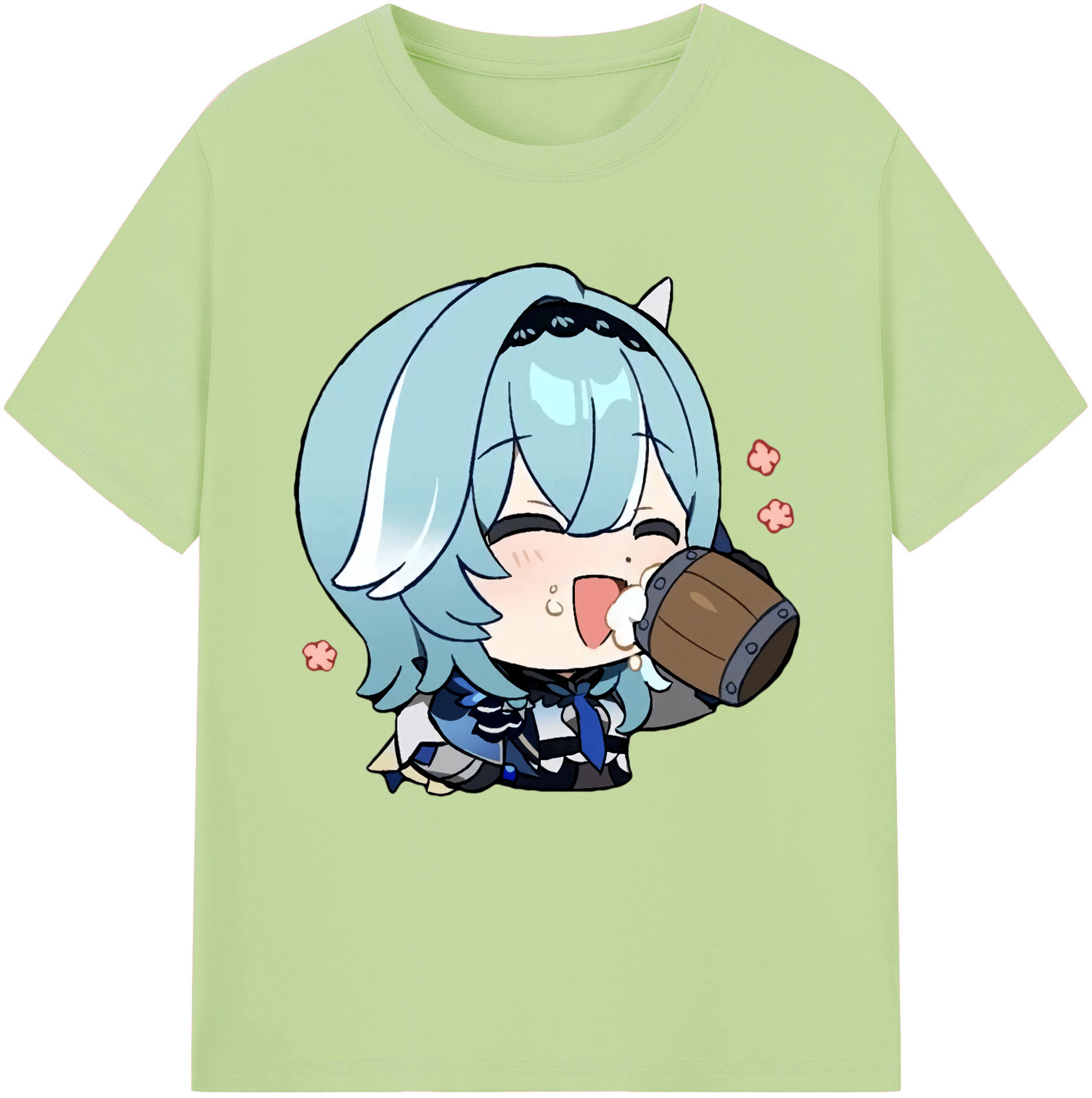 げんし神 优菈 ゆうら genshin Yūra 綿100％半袖Tシャツ（フロントプリント）